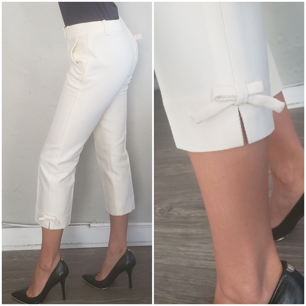 Kate Spade Ivory Capri Pants Size 4